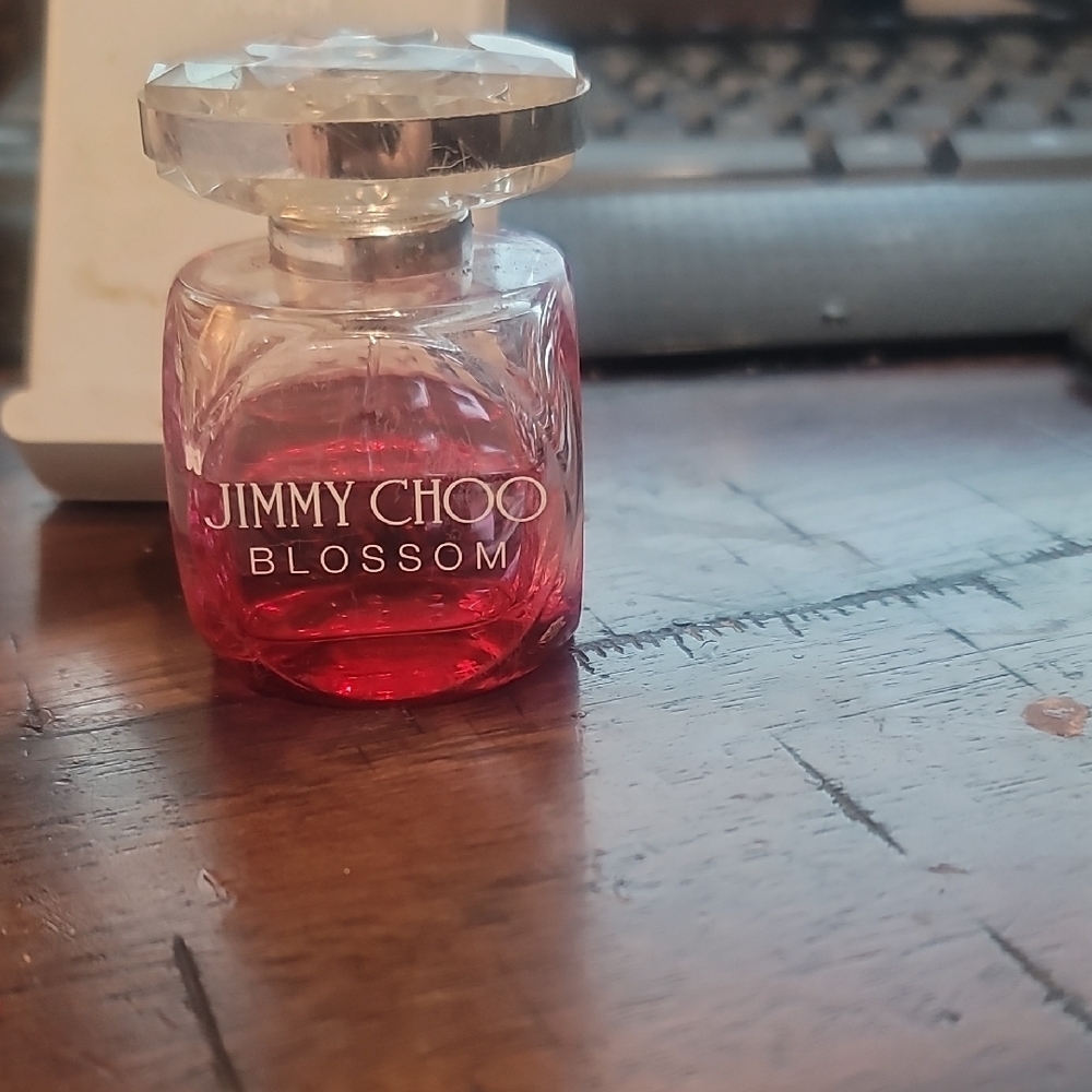 Jimmy Choo Blossom Pink Glass Perfume Bottle - Picture 3 of 3